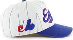 '47 MLB Montreal Expos Double Header Pinstripe Hitch Hat | Adjustable-White