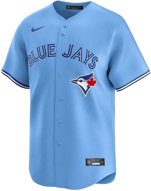 Nike Mens MLB Toronto Blue Jays George Springer Alternate Limited Jersey Stitched Name and Number - Powder Blue