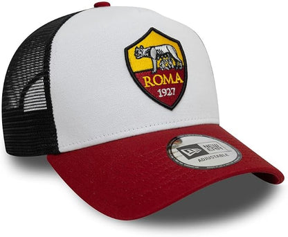 New Era AS Roma 9FORTY E-Frame Trucker Hat - White
