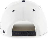 '47 MLB Hitch New York Yankees Diamond Cut Snapback Hat - White/Navy