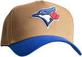 New Era Men's MLB Toronto Blue Jays Chase 9FORTY A-Frame Adjustable Snapback Hat - Khaki/Royal