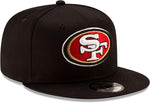 New Era 9FIFTY NFL San Francisco 49ers Adjustable Snapback Hat - Black