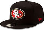 New Era 9FIFTY NFL San Francisco 49ers Adjustable Snapback Hat - Black