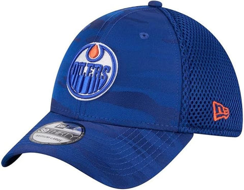 New Era NHL Edmonton Oilers Active Subtle Camo 39THIRTY Flex Hat - Royal