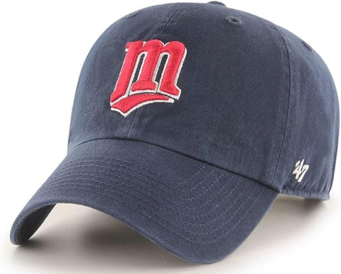 47 MLB Minnesota Cooperstown Vintage Clean Up Adjustable Hat - Navy