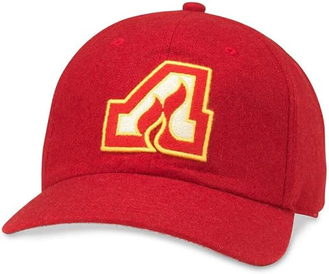 American Needle NHL Atlanta Flames Vintage Archive Legend Adjustable Hat - Red