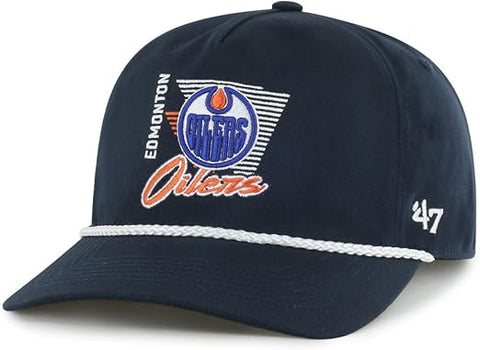 47 NHL Hitch Edmonton Oilers Splint Adjustable Snapback Hat - Navy