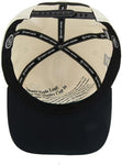 47 NHL Toronto Maple Leafs Tabloid 1967 Stanley Cup Championship Hitch Adjustable Snapback Cap - Black/Beige