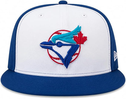 New Era 9FIFTY MLB Toronto Blue Jays Cooperstown Adjustable Snapback Hat - Royal Blue/White