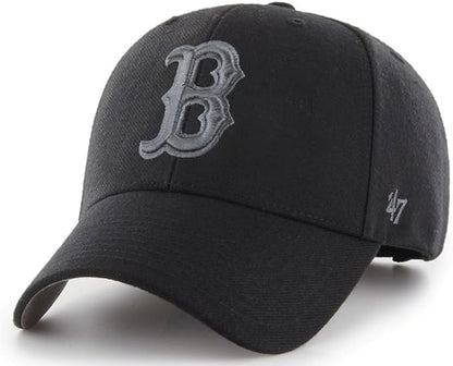 47 MLB Boston Red Sox MVP Adjustable Hat - Charcoal/Black