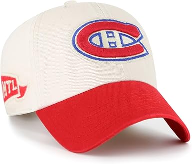 47 NHL Montreal Canadiens Grand Stand Adjustable Clean Up Hat - Bone