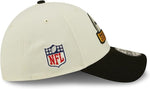 New Era 39Thirty Pittsburgh Steelers NFL 2022 Sideline Chrome White Stretch Cap