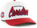 47 NHL Montreal Canadiens Drop Shadow Hitch Adjustable Snapback Hat - White/Red