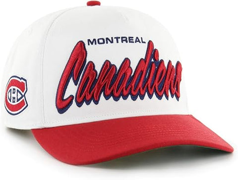 47 NHL Montreal Canadiens Drop Shadow Hitch Adjustable Snapback Hat - White/Red