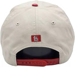 47 MLB St Louis 1882 Fiji Hitch Adjustable Snapback Hat - Natural/Red