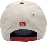 47 MLB St Louis 1882 Fiji Hitch Adjustable Snapback Hat - Natural/Red