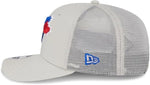 New Era MLB Toronto Blue Jays Canvas 9SEVENTY Trucker Stretch-Snap Adjustable Hat - Cream