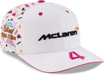 New Era 9SEVENTY Lando Norris # 4 McLaren F1 Team Adjustable Snapback Cap - White