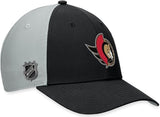 Fanatics NHL Ottawa Senators Authentic Pro Adjustable Hat - Black/Grey