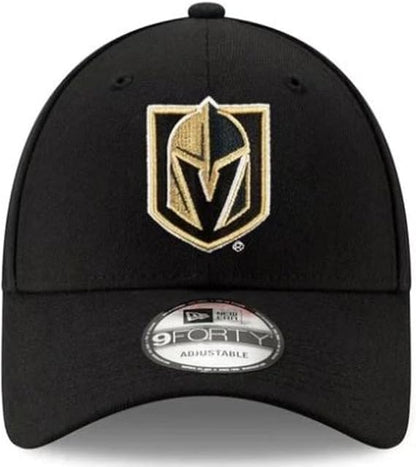 New Era 9FORTY NHL Vegas Golden Knights Adjustable Snapback Hat - Black