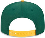 New Era NFL 9FIFTY Green Bay Packers Two Tone Adjustable Snapback Hat - Green/Yellow