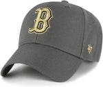 47 MVP MLB Boston Red Sox Smoke Show Snapback Hat - Grey/Gold