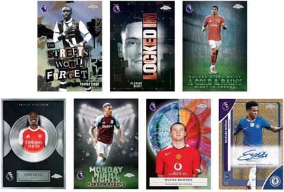 Topps Chrome Premier League Cards Hanger Box 2025-26
