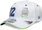New Era 9SEVENTY Formula 1 Racing Bulls #22 Yuki Tsanoda Adjustable Snapback Hat - White