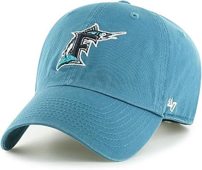 47 MLB Miami Marlins Cooperstown Adjustable Hat - Blue
