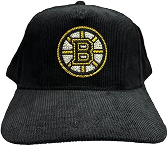 American Needle NHL Boston Bruins Corduroy Valin Adjustable Snapback Cap - Black