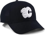 47 MVP NHL Calgary White Logo Adjustable Hat - Black
