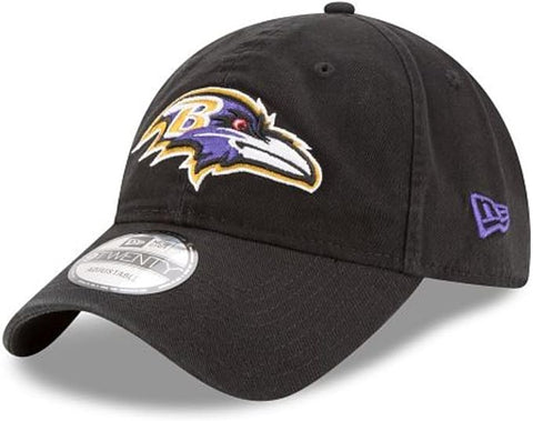 New Era NFL Baltimore Ravens 9TWENTY Adjustable Hat - Black