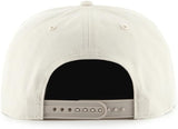 47 Brand Hat Calgary Flames Cream/Black Chandler Captain Snapback Hat