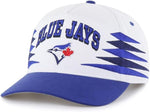 '47 MLB Hitch Toronto Blue Jays Diamond Cut Snapback Hat - White/Blue