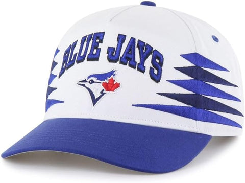 '47 MLB Hitch Toronto Blue Jays Diamond Cut Snapback Hat - White/Blue