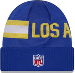 New Era NFL Los Angeles Rams 2024 Cold Weather Tech Knit Beanie - Blue