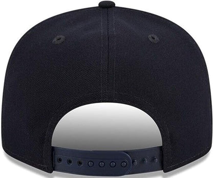 New Era MLB New York Yankees Golden Tall Text 9FIFTY Adjustable Snapback Hat - Navy