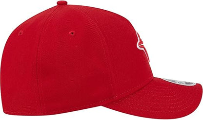 New Era MLB Toronto Blue Jays Scarlet 9FORTY A-Frame Adjustable Snapback Hat - Red/White