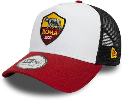 New Era AS Roma 9FORTY E-Frame Trucker Hat - White
