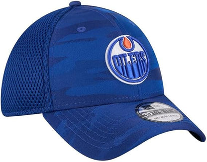 New Era NHL Edmonton Oilers Active Subtle Camo 39THIRTY Flex Hat - Royal
