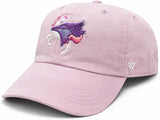47 MLB Youth Toronto Blue Jays Unicorn Critter Clean Up Adjustable Hat - Light Purple