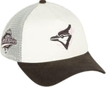 New Era Toronto Blue Jays 9FORTY A-Frame Trucker 1993 World Series - Chrome Walnut/Pink