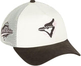 New Era Toronto Blue Jays 9FORTY A-Frame Trucker 1993 World Series - Chrome Walnut/Pink