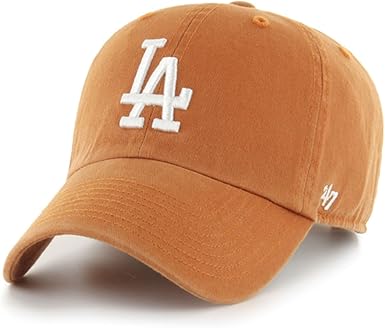 47 MLB Los Angeles Dodgers  Clean Up Adjustable Hat - Burnt Orange
