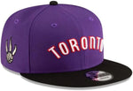 New Era 9FIFTY NBA 2024 Toronto Raptors Classic Edition Snapback Hat - Purple/Black