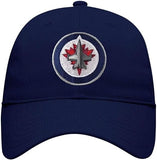 American Needle NHL Winnipeg Jets Blue Line Hat Adjustable Hat - Navy