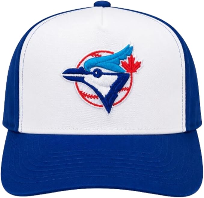 New Era 19TWENTY MLB Toronto Blue Jays 1977 Cooperstown Logo Adjustable Snapback Hat - White/Royal Blue