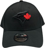 New Era 9FORTY MLB Toronto Blue Jays Red Leaf Snapback Hat - Black