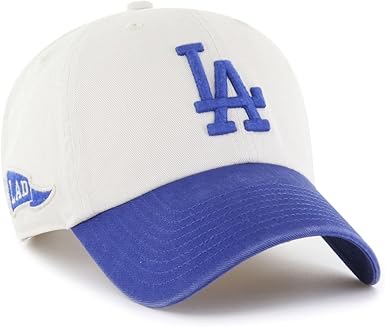 47 Clean Up MLB Los Angeles Dodgers Grand Stand Adjustable Cap - White/Blue