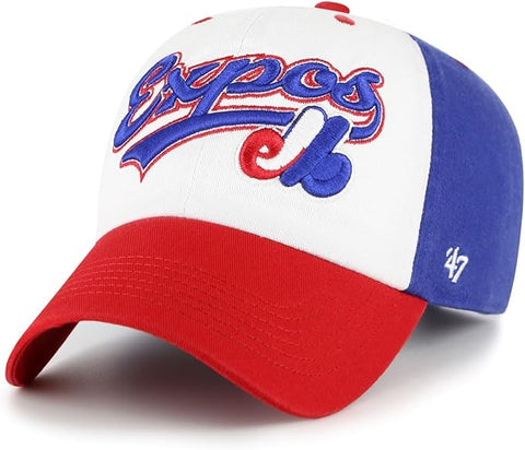 47 MVP MLB Montreal Expos Scooter Adjustable Hat - Red/Blue